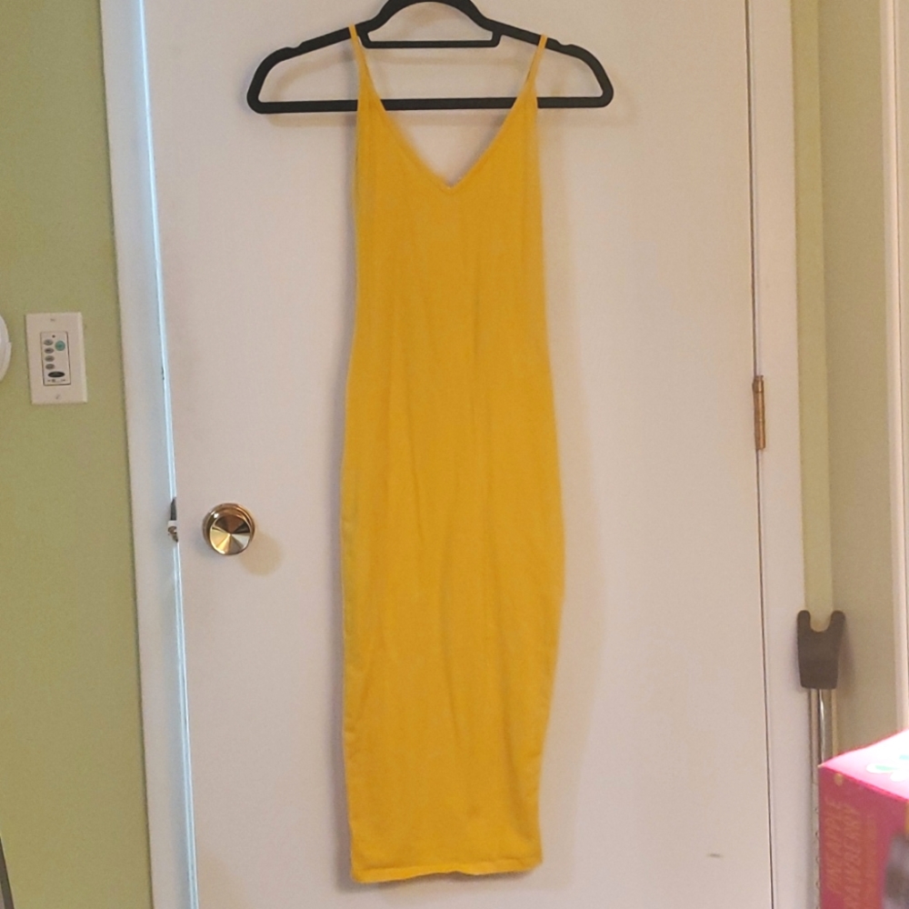 Yellow Midi Dress